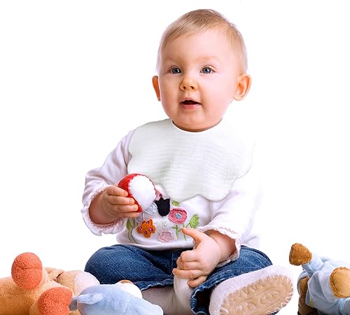 Miniatura 3 de Baberos de muselina para bebés, baberos para babero de dentición para bebé niña o niño de muselina de algodón