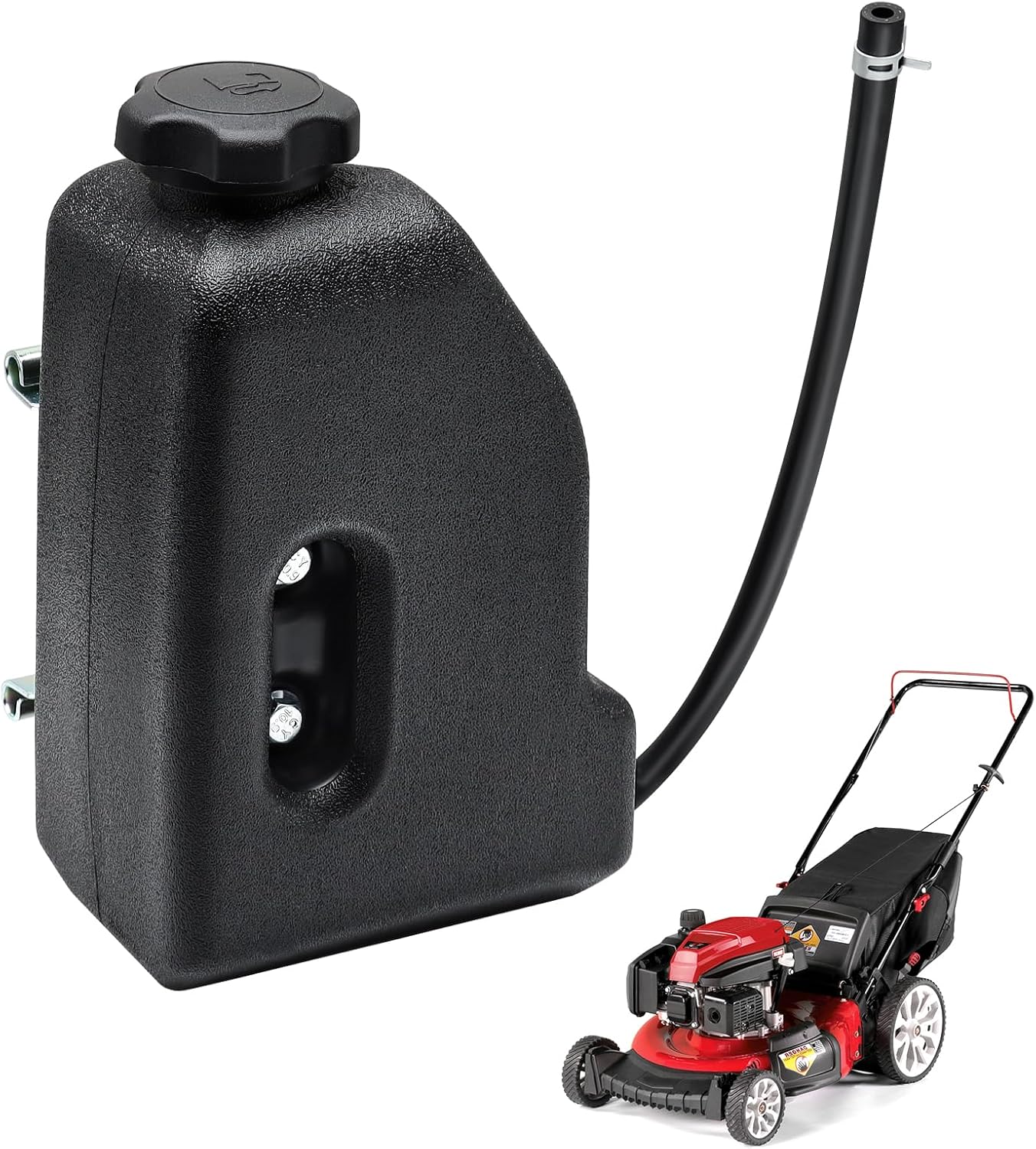792168 Fuel Gas Tank Compatible with Briggs & Stratton (B&S) Models & Cub Cadet 13A-145F100, Leak-Proof with Cap for Lawn Mower Engines