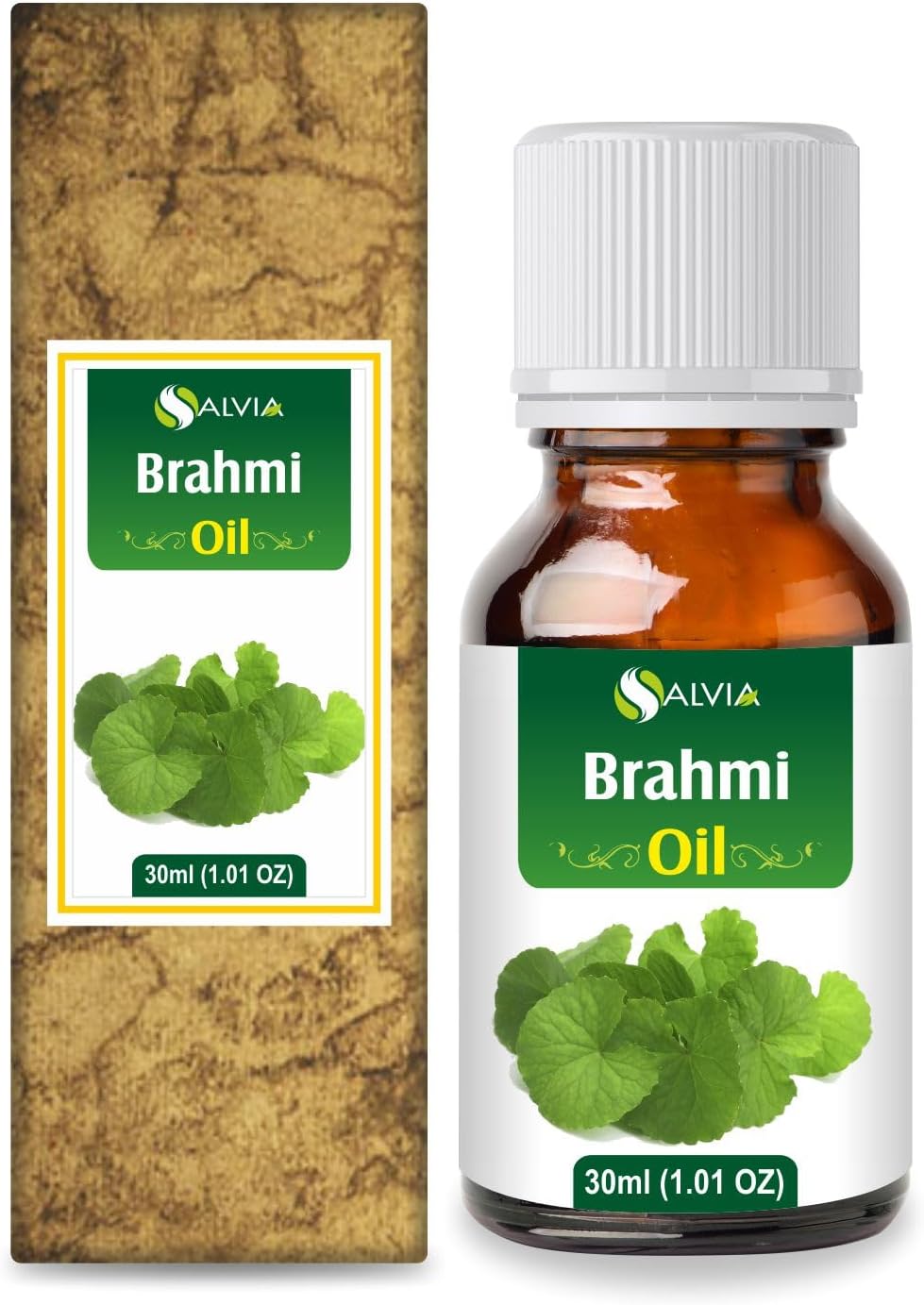Brahmi (Piper nigrum) Essential Oil 100% Pure & Natural - Undiluted Uncut Cold Pressed Aromatherapy Premium Oil - Therapeutic Grade
