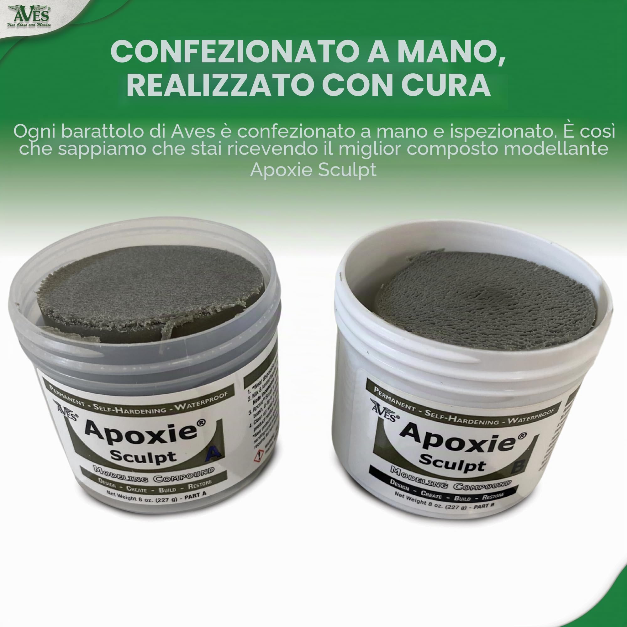 Apoxie Sculpt – 0,45kg Naturale – Argilla Epossidica Grigio Chiaro