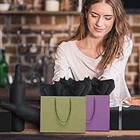 Vista 2 de Jkopsnr 100 hojas de papel de seda negro de 20 x 14 pulgadas, papel de seda para bolsas de regalo, papel de seda a granel para manualidades