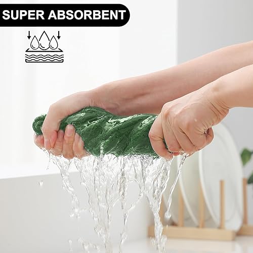 Miniatura 68 de Homaxy Paños de cocina 100% algodón, paquete de 8 – 12 x 12 pulgadas, tejido de gofre, muy suaves y absorbentes, paños de cocina de secado rápido