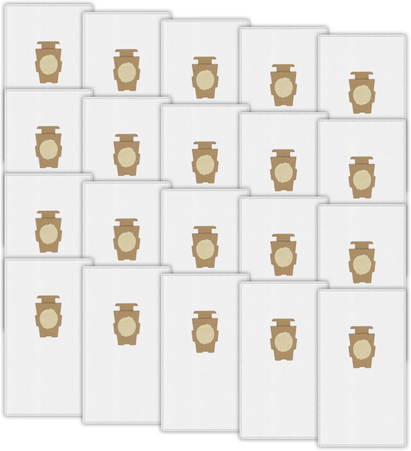 (20 Pack) 204814 Replacement Dust Bags Compatible with Kirby F-Style & Twist-Style, 204814, 205811 Style F, 204811, Fit for Kirby All Generation G, Sentria, Sentria II, Avalir, Avalir II, Vacuum Bags