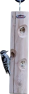 Kettle Moraine Cedar Suet Plug Log Feeder