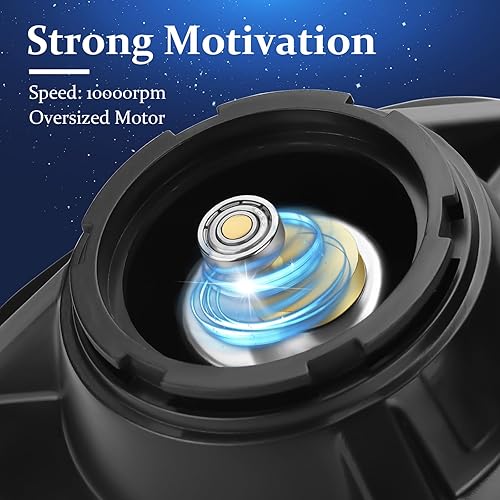 Miniatura 2 de ATOMUS Mini mezclador de vórtice, 10000 rpm, mezclador de pigmentos de tinta de tatuaje, mezclador de agitación de vórtice fuerte para pintura