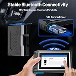 TOPDON Scanner AD800BT V2.0, outil de balayage bidirectionnel, outil diagnostique de systèmes complets pour tous les véhicules, scanner de diagnostic automobile pour voiture, 28+ Services, FCA AutoAuth, CANFD, 2 Mise à jour gratuite des années