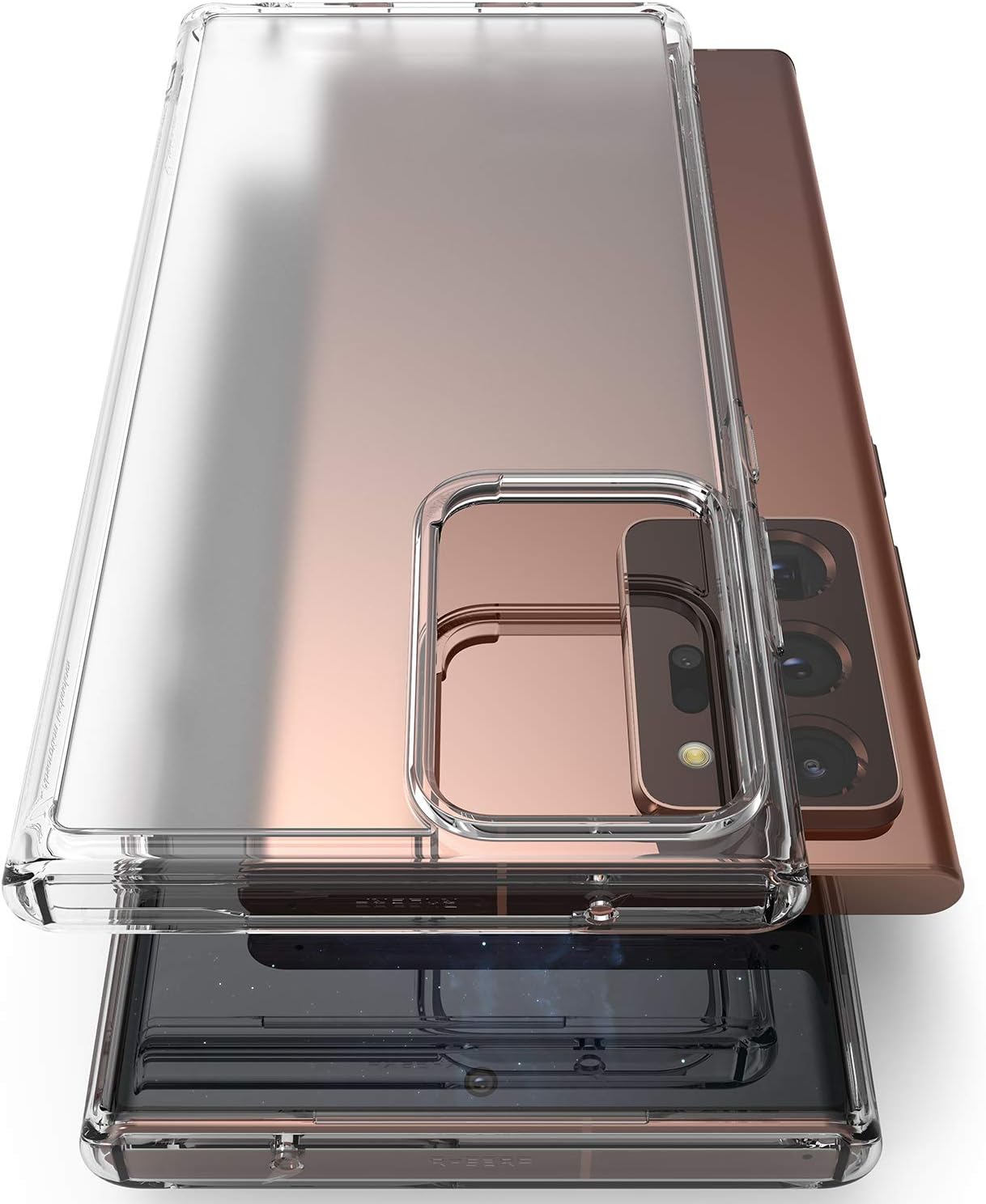 Ringke Fusion Matte Compatible with Samsung Galaxy Note 20 Ultra 5G Case Back Cover Anti Fingerprint Hard PC Back TPU Bumper Scratch Resistant - Matte Clear