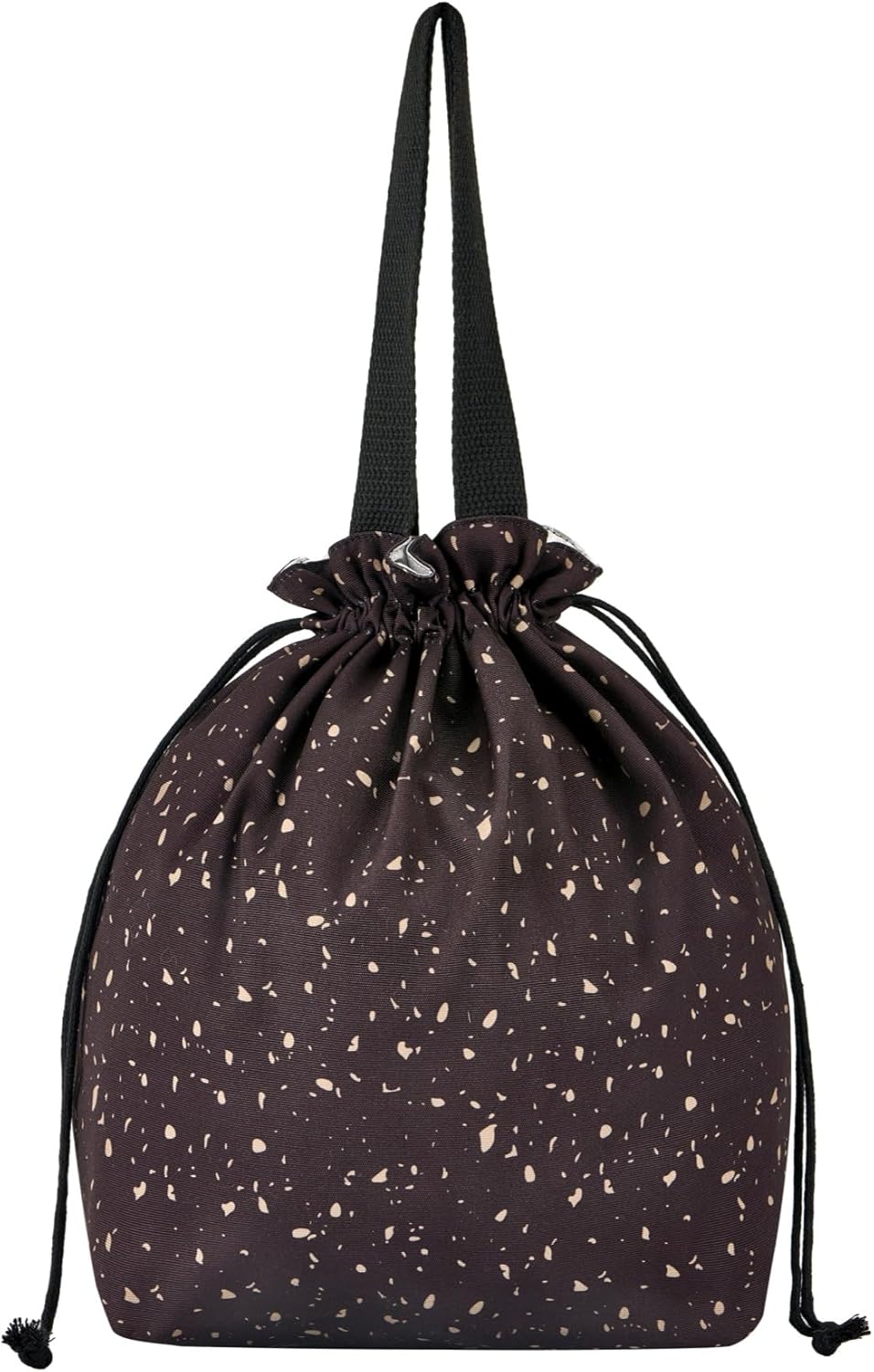 Double-Handle Lunch Bag, Insulated Waterproof Reusable Tote for Women/Students, Fits 2 Bento Boxes + Water Bottle - Ideal for School/Office/Picnic(Starry Night Black)