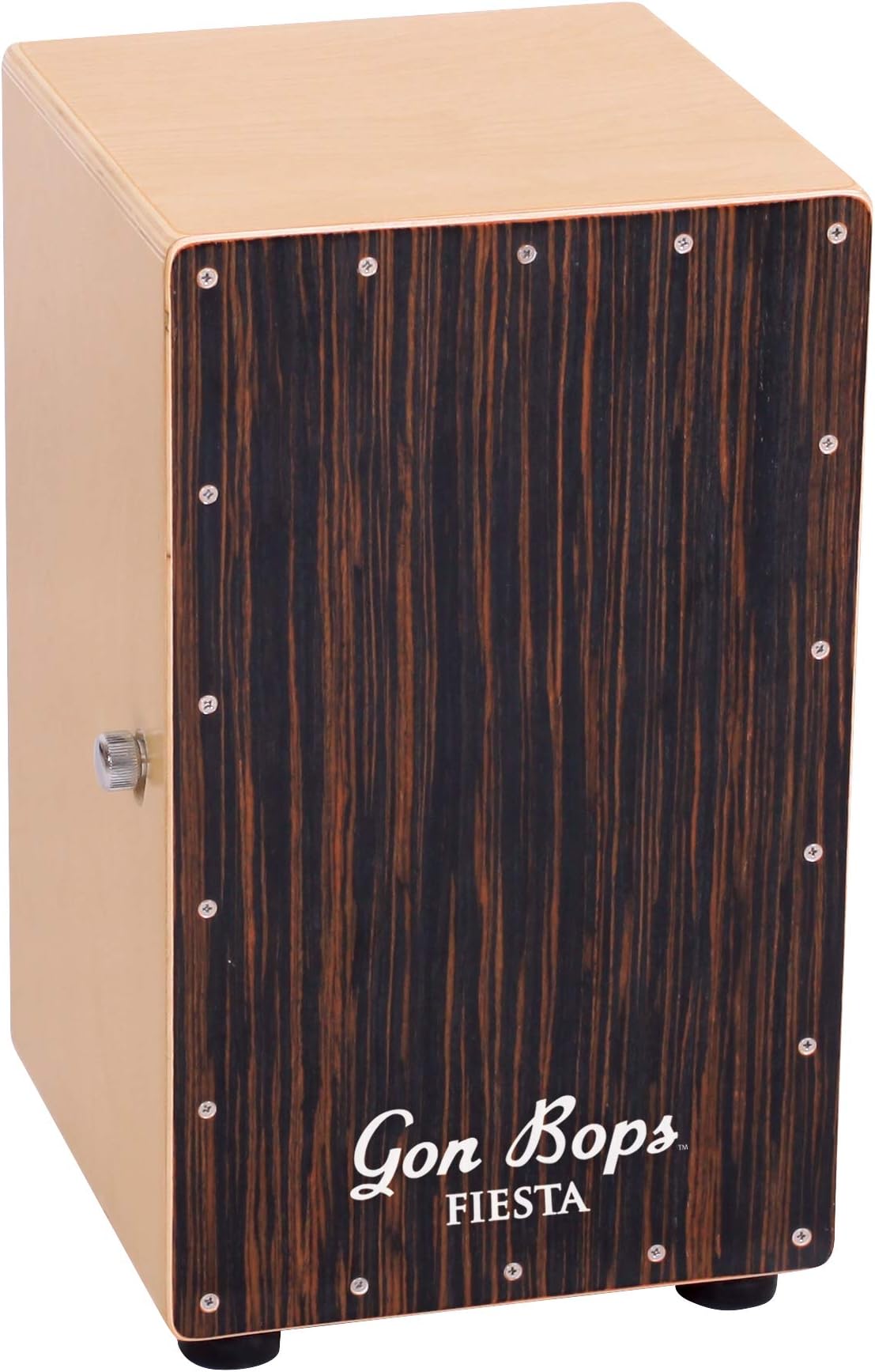 Gon Bops Fiesta Cajon with Gig Bag, Mahogany