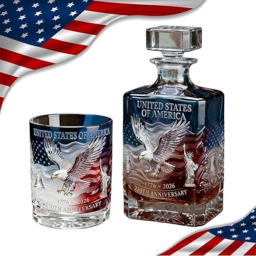250th Anniversary Whiskey Bottle, U.S. 250th Anniversary Heritage Whiskey Bottle