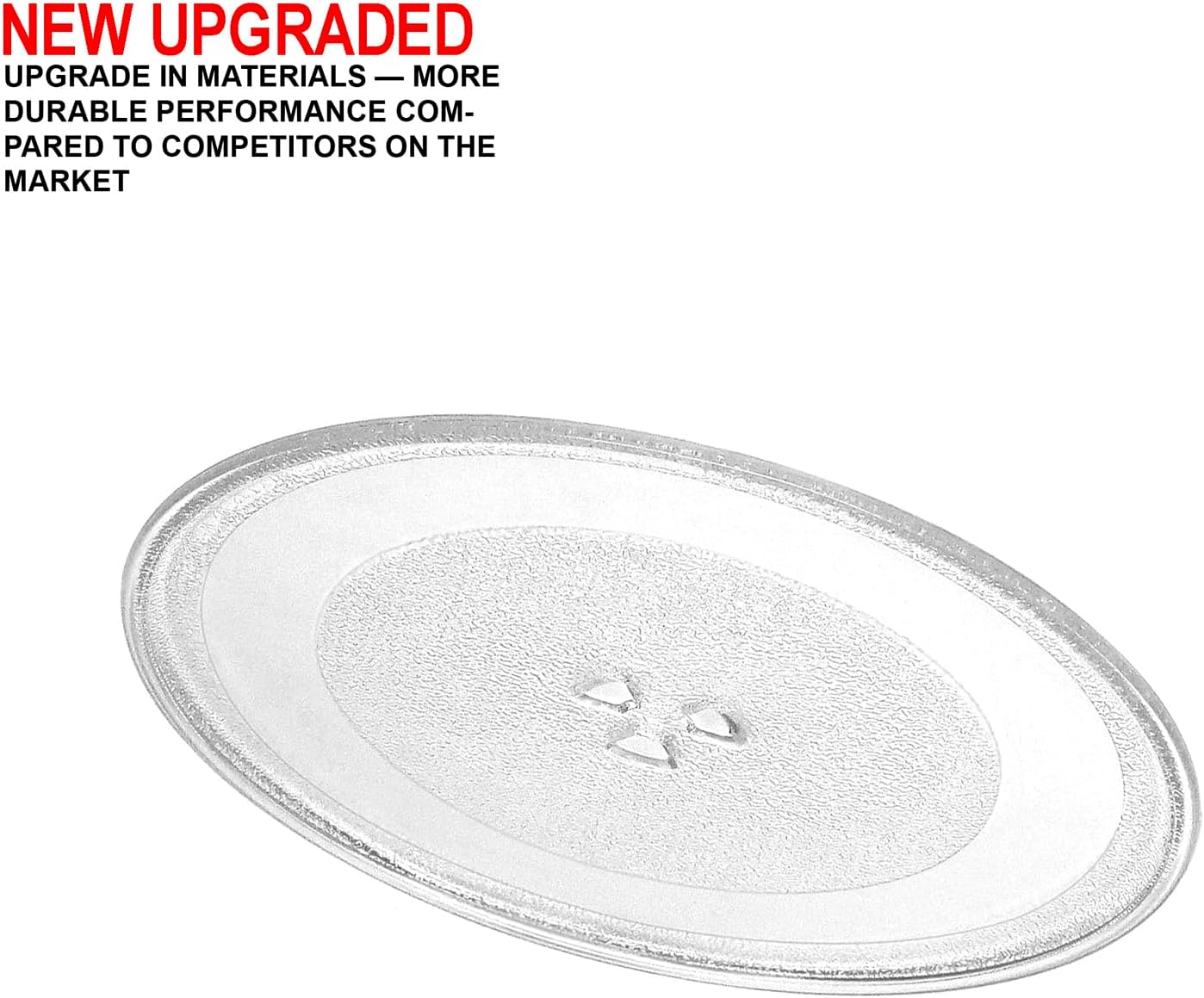 Upgraded Microwave Glass Turntable Plate Replacement for Whirlpool YWMH31017HS06 YWMH31017HS07 YWMH31017HS08 YWMH31017HS09 YWMH31017HS1 YWMH31017HS10 YWMH31017HS2 YWMH31017HS3 YWMH31017HS4