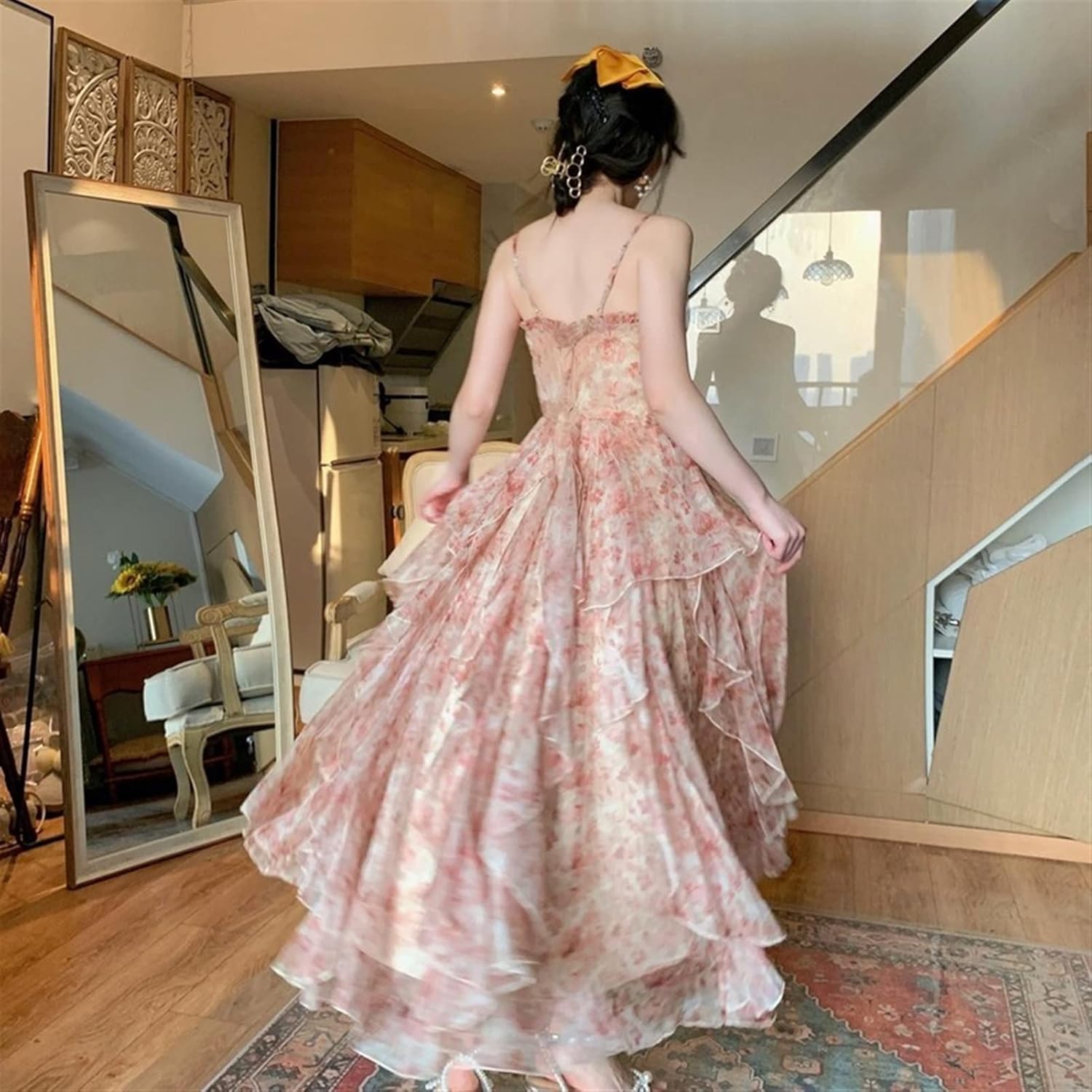 納期40日】ワンピース 4色 miss point 春夏 半袖 パフスリーブ 姫袖 ミディアム丈 ひざ丈 フレア レース シフォン ストライプ 甘ロリ  撮影 イベント Lolita ロリィタ ゴスロリ ロリータファッション loli5119 | Pay ID プリントドレス女性ヴィンテージレースアップコルセットビーチ夏 (Color : White Cardigan, Size : S(4