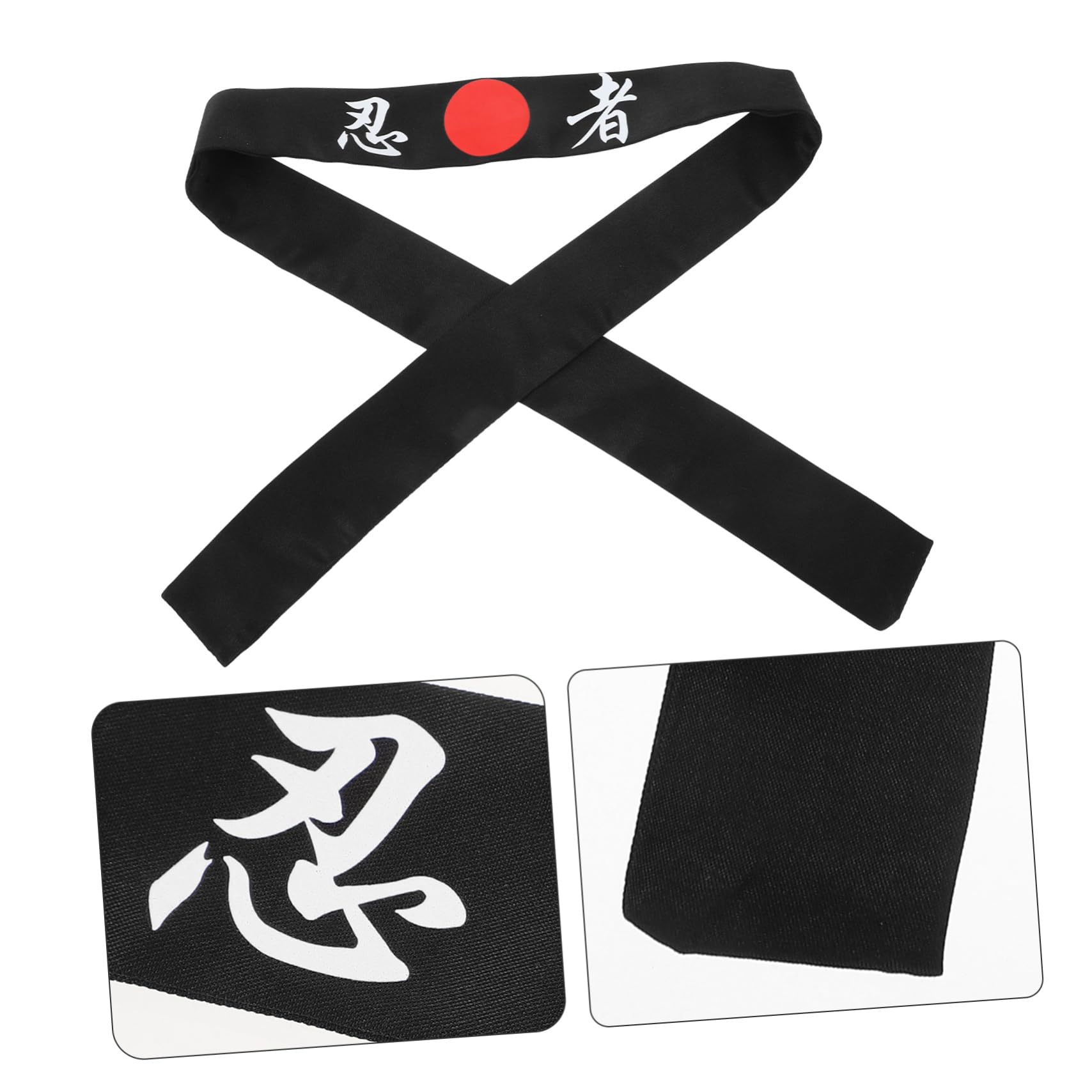 Beavorty Fascia Da Samurai Fasce Decorative Per Karate Fascia Giapponese Uomini Accessorio Di Karate Bandana Da Chef Di Sushi Fasce Per Il Karate Ninja Fascia Da Uomo Cotone