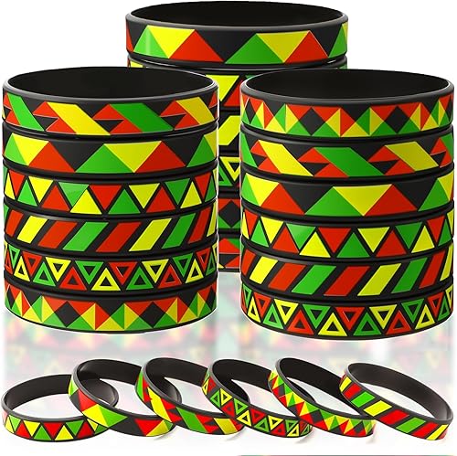 Miniatura 49 de JUNEBRUSHS 42 piezas de accesorios de concientización sobre el cáncer de mama, pulseras de silicona, accesorios de coraje y esperanza para mujeres