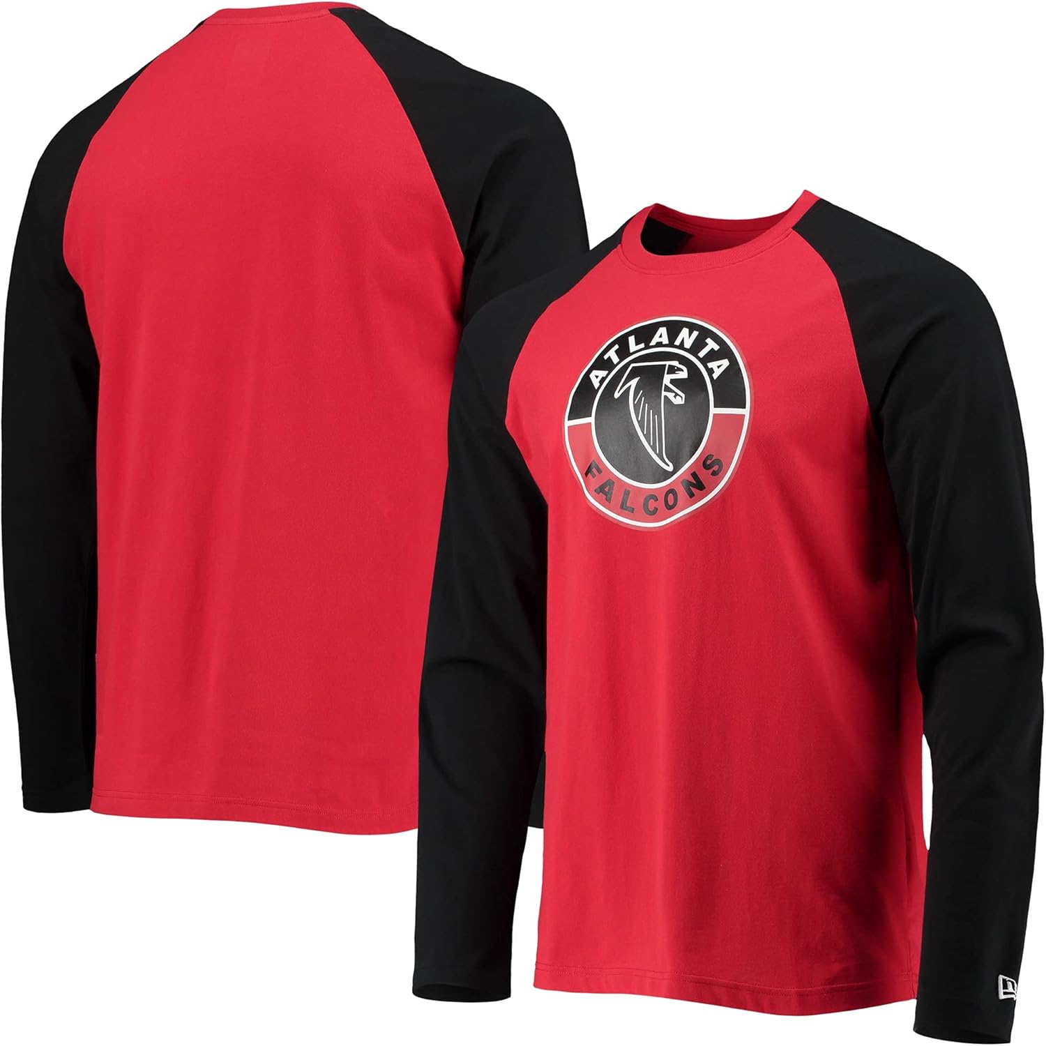 New Era Men's NFL League Raglan Throwback Long Sleeve T-Shirt : Sports & Outdoors