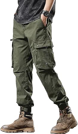 XYXIONGMAO Harem Streetwear Techwear - Pantalones Deportivos Tácticos De Estilo Hip Hop, Con Costuras Sueltas, Funcionales Y Casuales, Negro