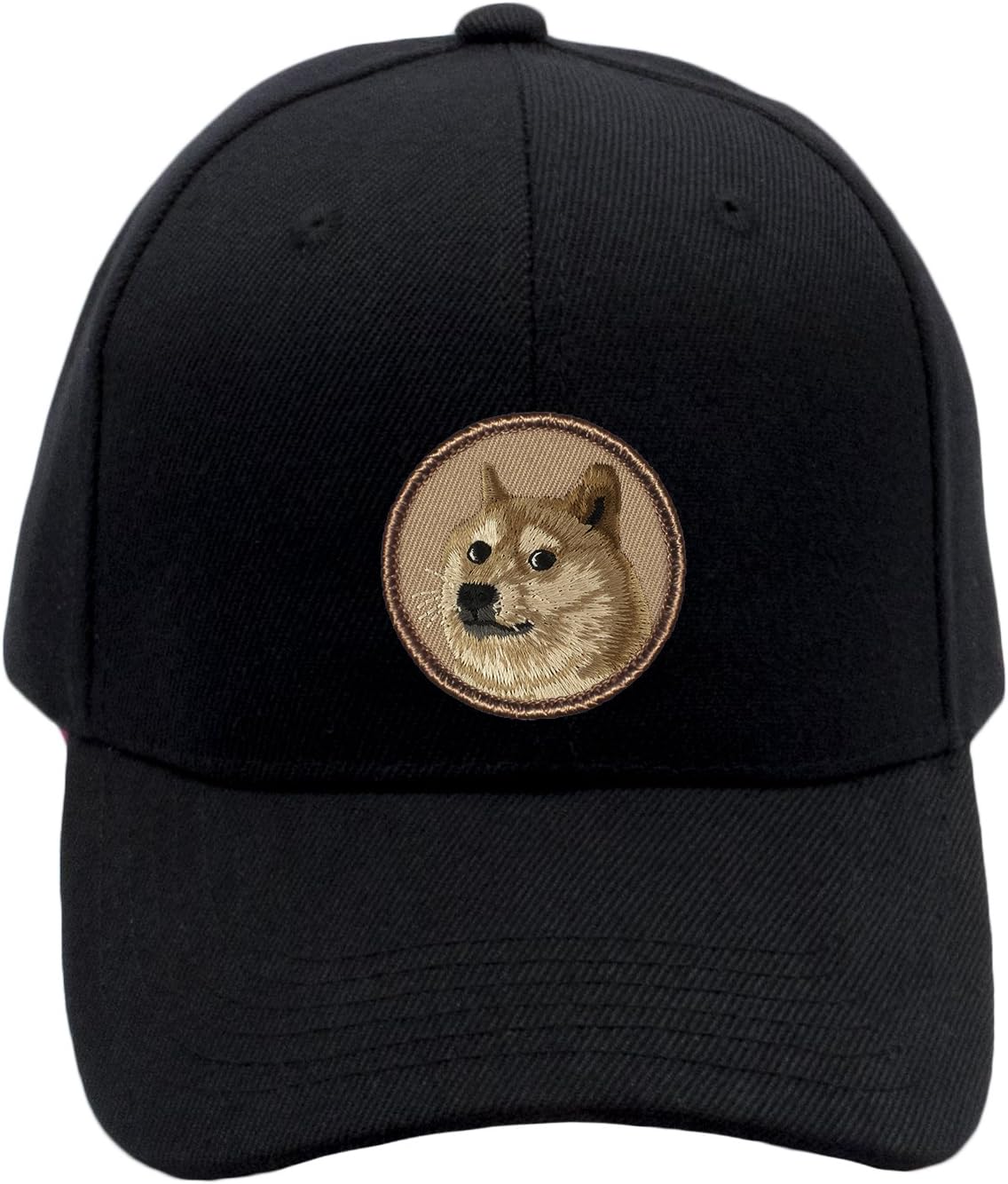 Patchtown Doge/Shibe Hat/Ballcap! Adjustable-Back Ball Cap with Embroidered Doge