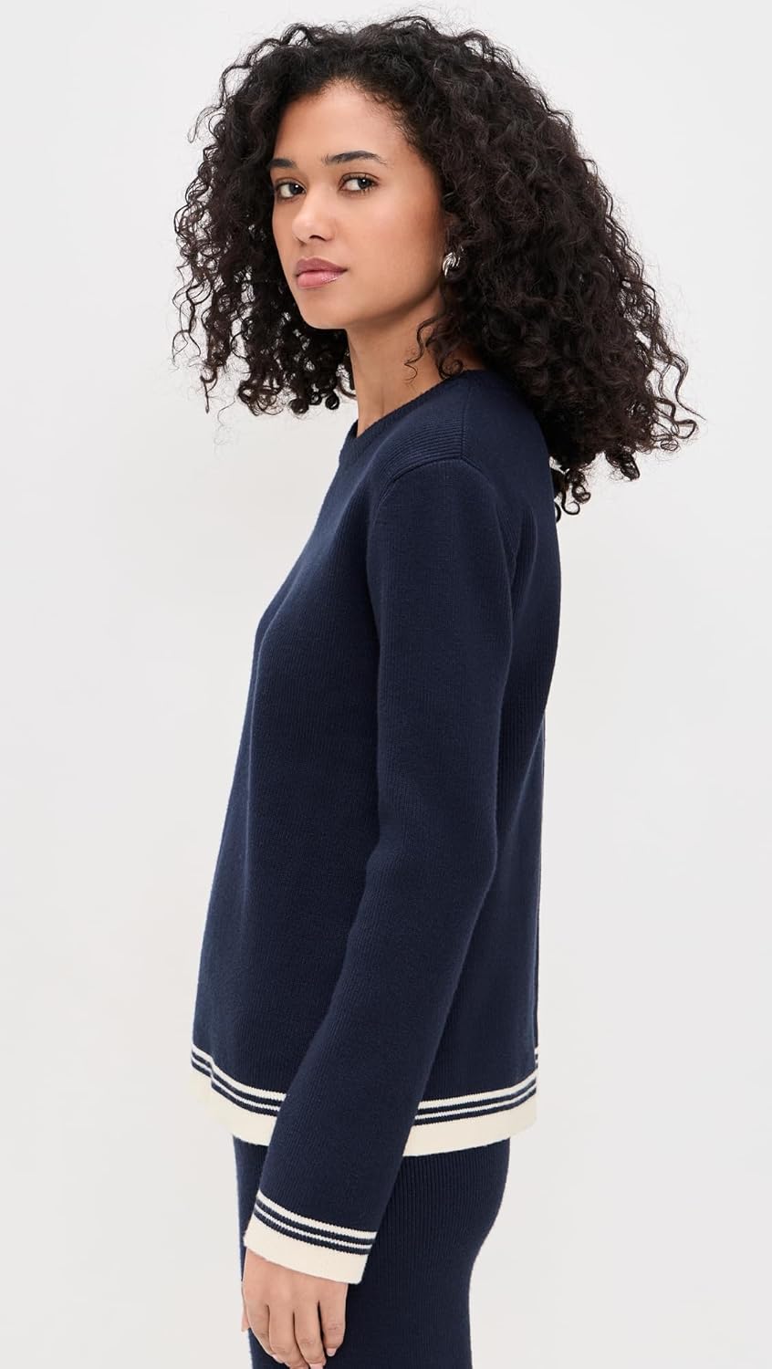 English Factory Women's Contrast Striped Knit Top - Image 5