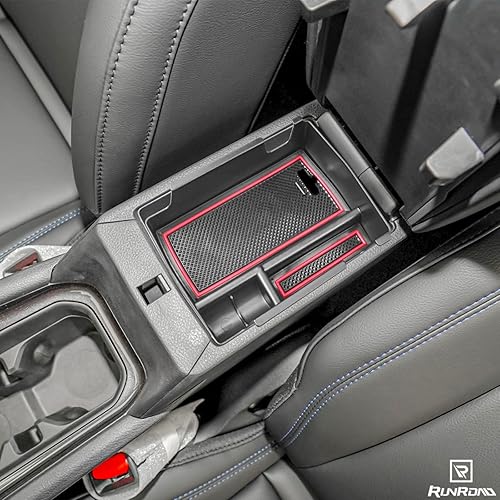 Miniatura 6 de RUNROAD Bandeja organizadora de consola central compatible con Jeep Compass 2022 2023 2024 2025, soporte para monedas, bandeja para reposabrazos,
