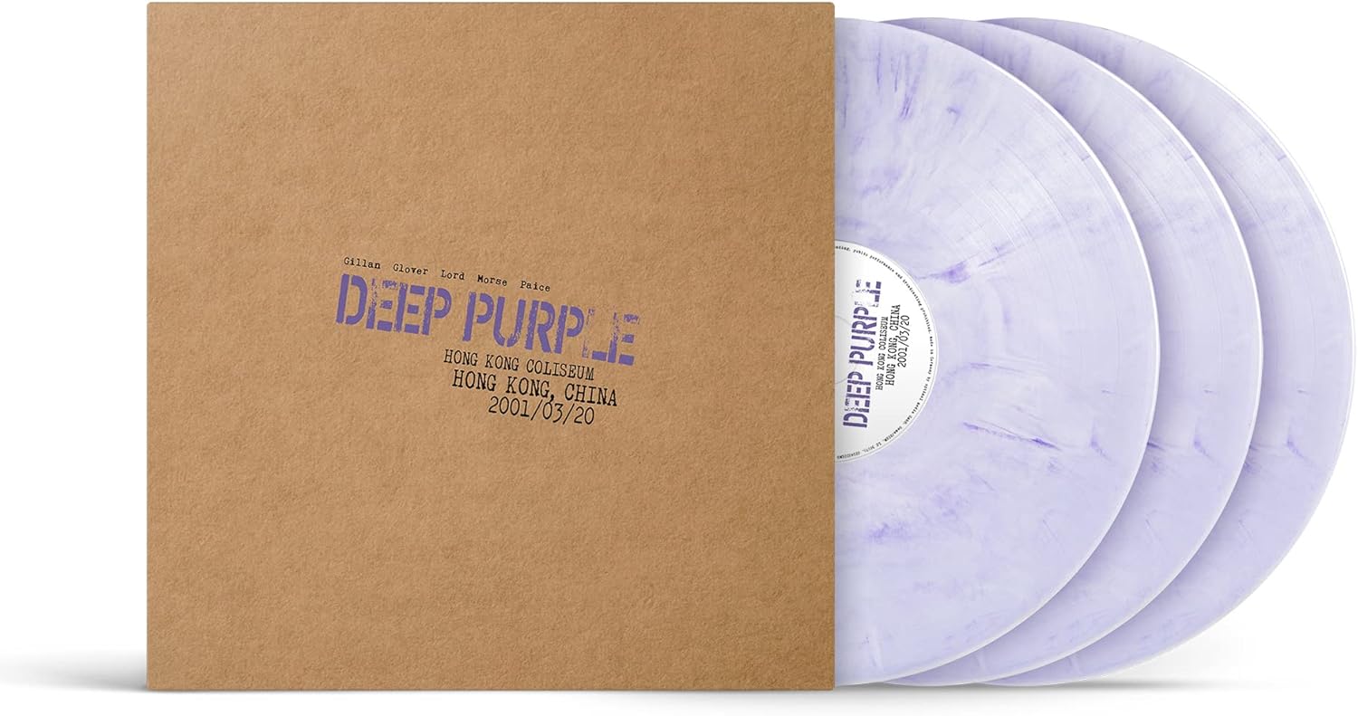 Live In Hong Kong (Limited Purple Marble 3LP) por Deep Purple — capa do álbum