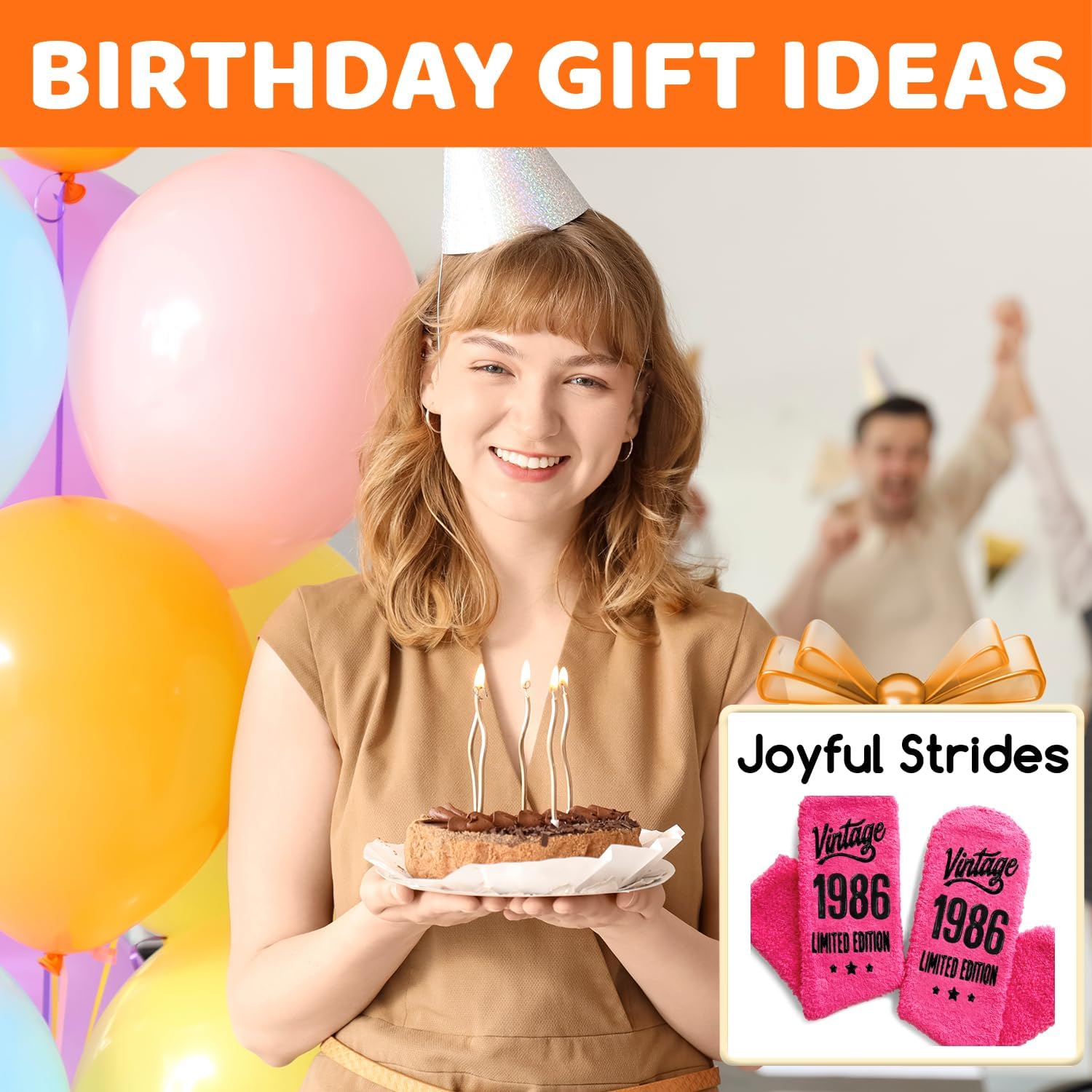 HAPPYPOP Unique Birthday Gifts for Women - Socks for 1985-1994 Birthday, Bday Gifts for Her - Image 3