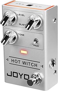 JOYO Fuzz Pedal Multiple Fuzz Effects Guitar Pedal for Electric Guitar from Modern to Vintage Classical Tone True Bypass (HOT WITCH R-25)
