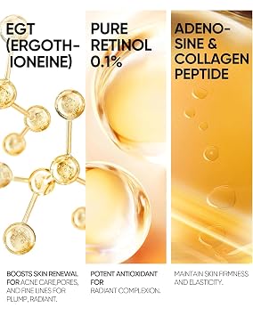 SKINTIFIC Retinol Skin Renewal Serum for Face, Blemish Care, Oil Control & Pore Minimizing, Refines Skin Texture, Lightweight, Fragrance-Free, Daily Night Serum for All Skin Types from Age 20+,30ml