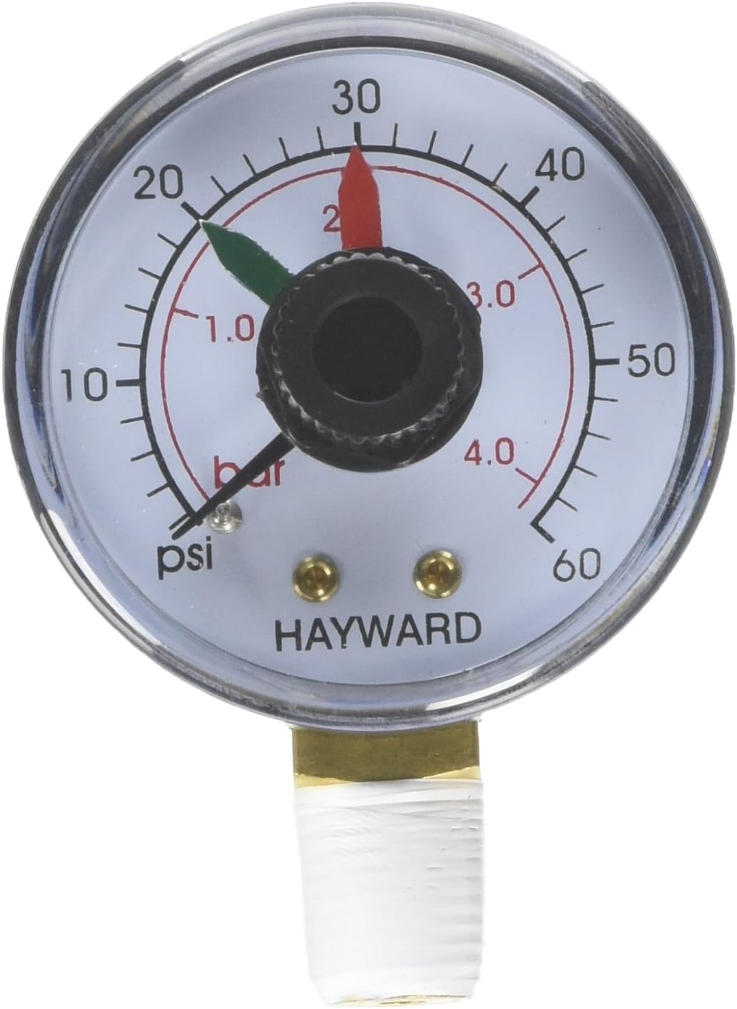 Hayward D.E.CX271261 Boxed Pressure Gauge with Dial Replacement for Select Hayward Filter and Multiport Valve