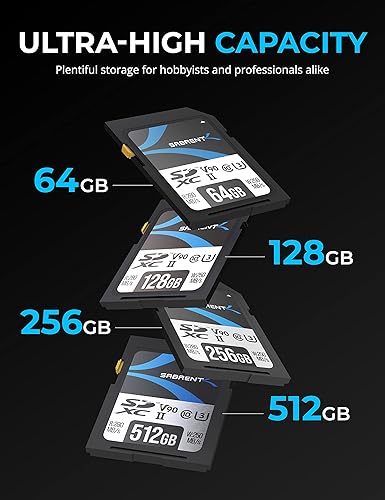 Miniatura 4 de SABRENT Rocket v90 - Tarjeta de memoria SD UHS-II de 256 GB R280MBs W250MBs (SD-TL90-256GB)