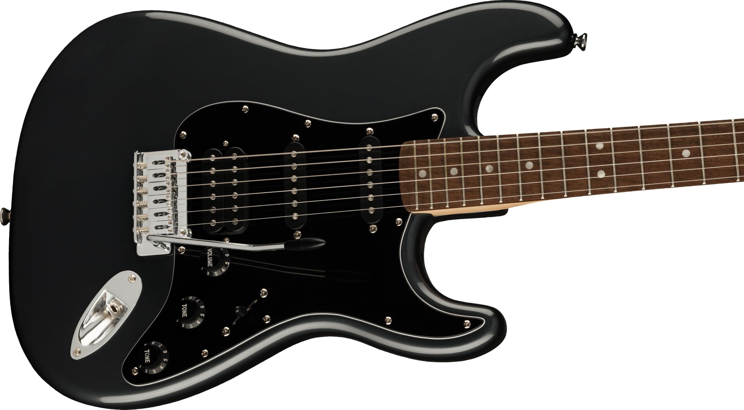 Fender Squier Affinity Strat HSS Pack CFM - mit Frontman 15G Combo Schwarz, Inklusive kostenloser virtueller Kurse auf Fender Play