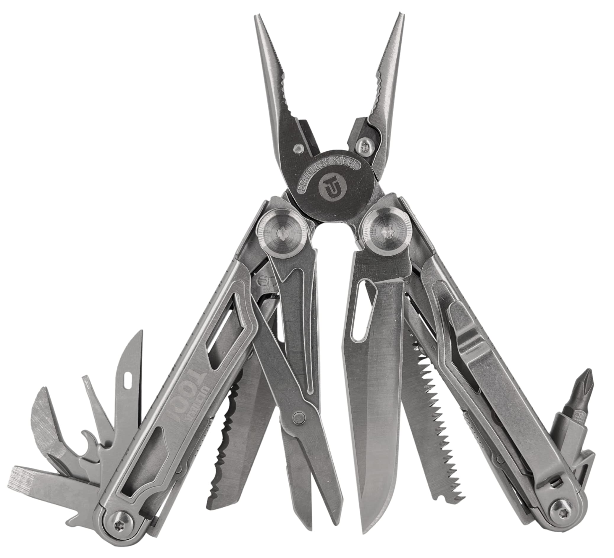 Ultima narzędzie ręczne szczypce wielofunkcyjne z 15 komponentami narzędziowymi multitool pliers ultimate tool bity uchwyt do bitów