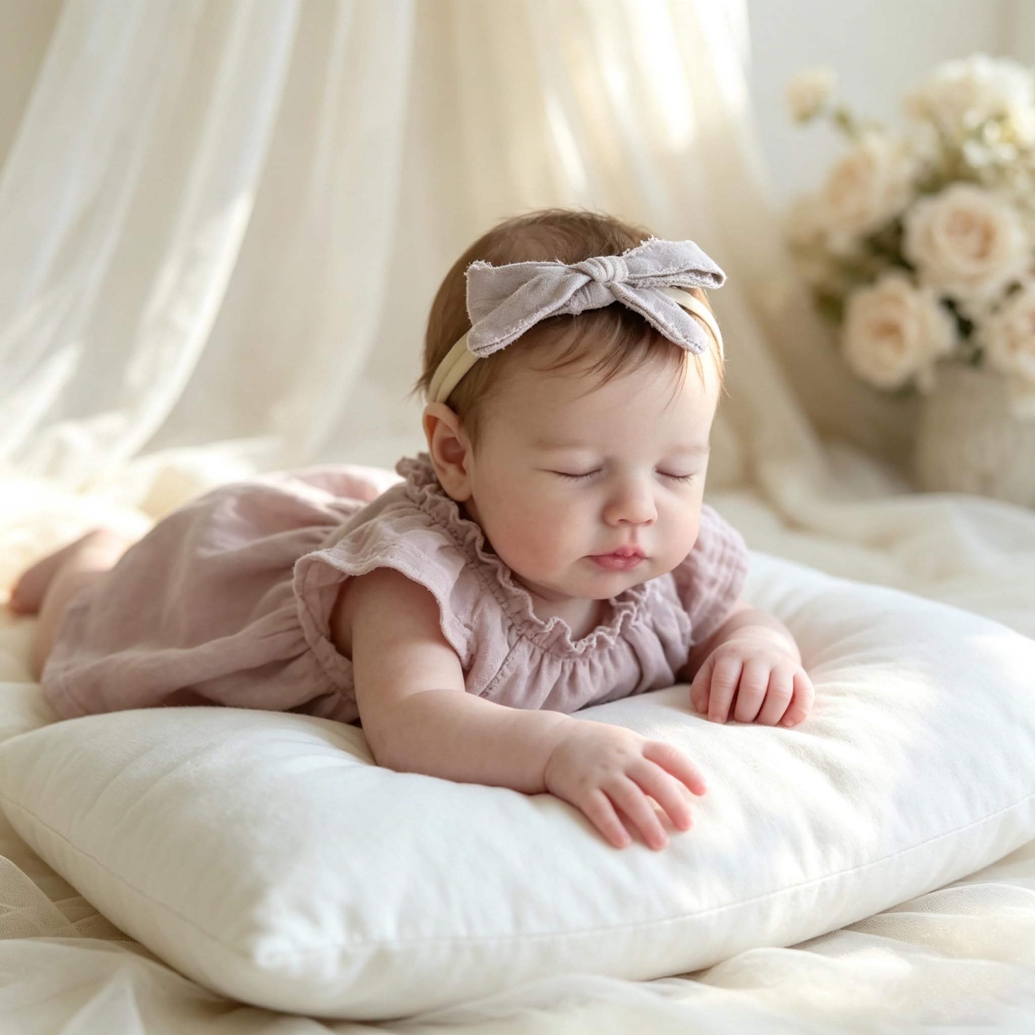 Reborn Bambola Neonata Realistica 20 Pollici Bambole Reborn Bambina 50cm Addormentata Occhi Chiusi Silicone Vinyl Corpo Cotone Giocattolo Regalo Per Bambini A Partire Da 3 Anni