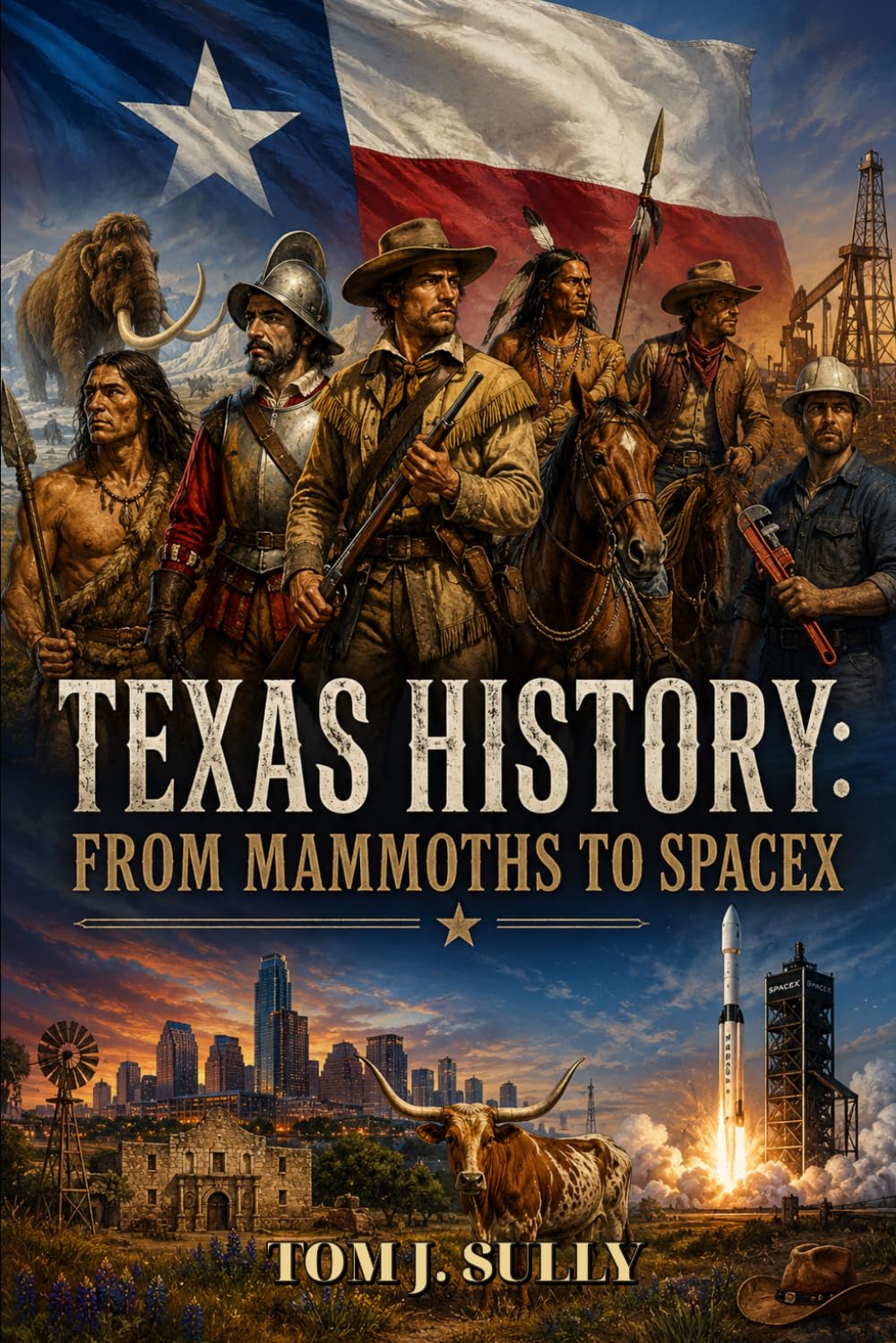 Texas History: From Mammoths to SpaceX: Told Through Stories Eleven Thousand Years of Change (History in Stories)