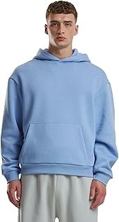 LAVOGUE Unisex Plain Skyblue Hoodie