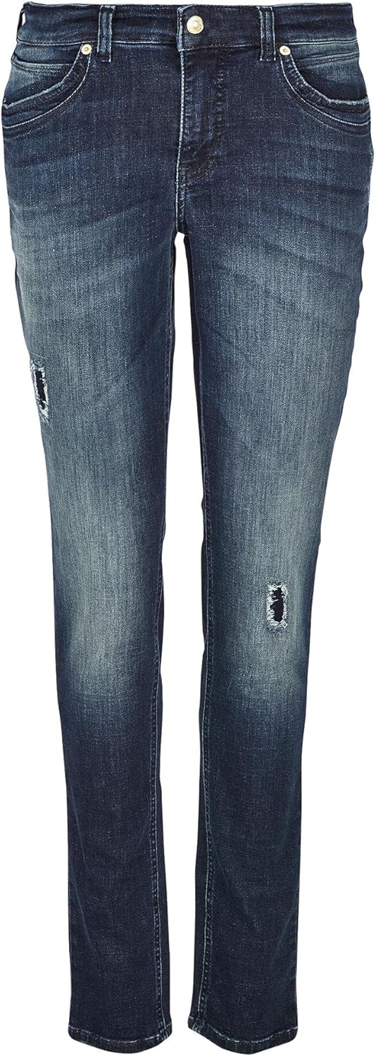 MAC Melanie Jeans Feminine Fit In Military Green