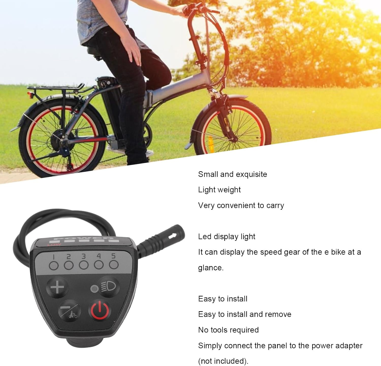 Alomejor 24V Brushed Motor Controller,Aluminum Alloy Heat Dissipation undervoltage Protection 1000W Electric Bike Controller for tricycles Motorcycles commuters delivery Services