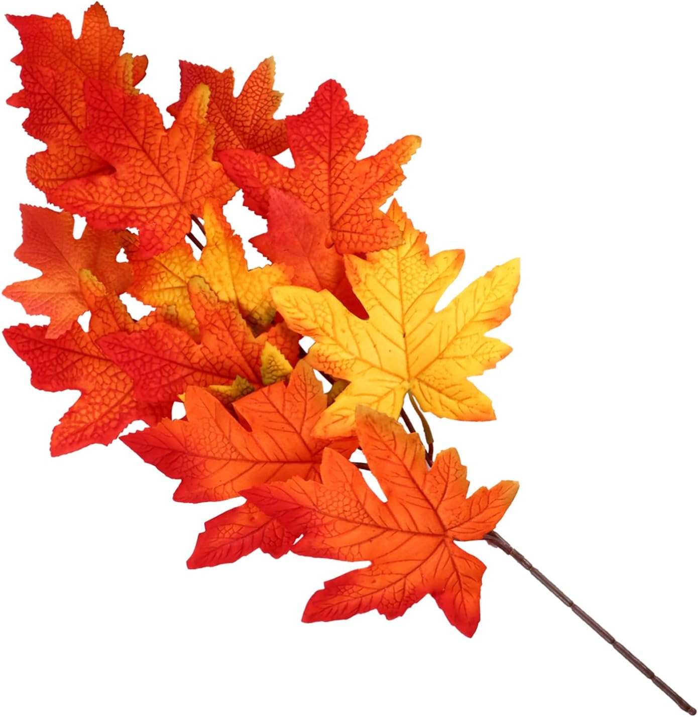 1pc Autumn Maple Leaf Branch Lifelike Thanksgiving for Home Office Parties and Weddings for Centerpieces and Arrangements