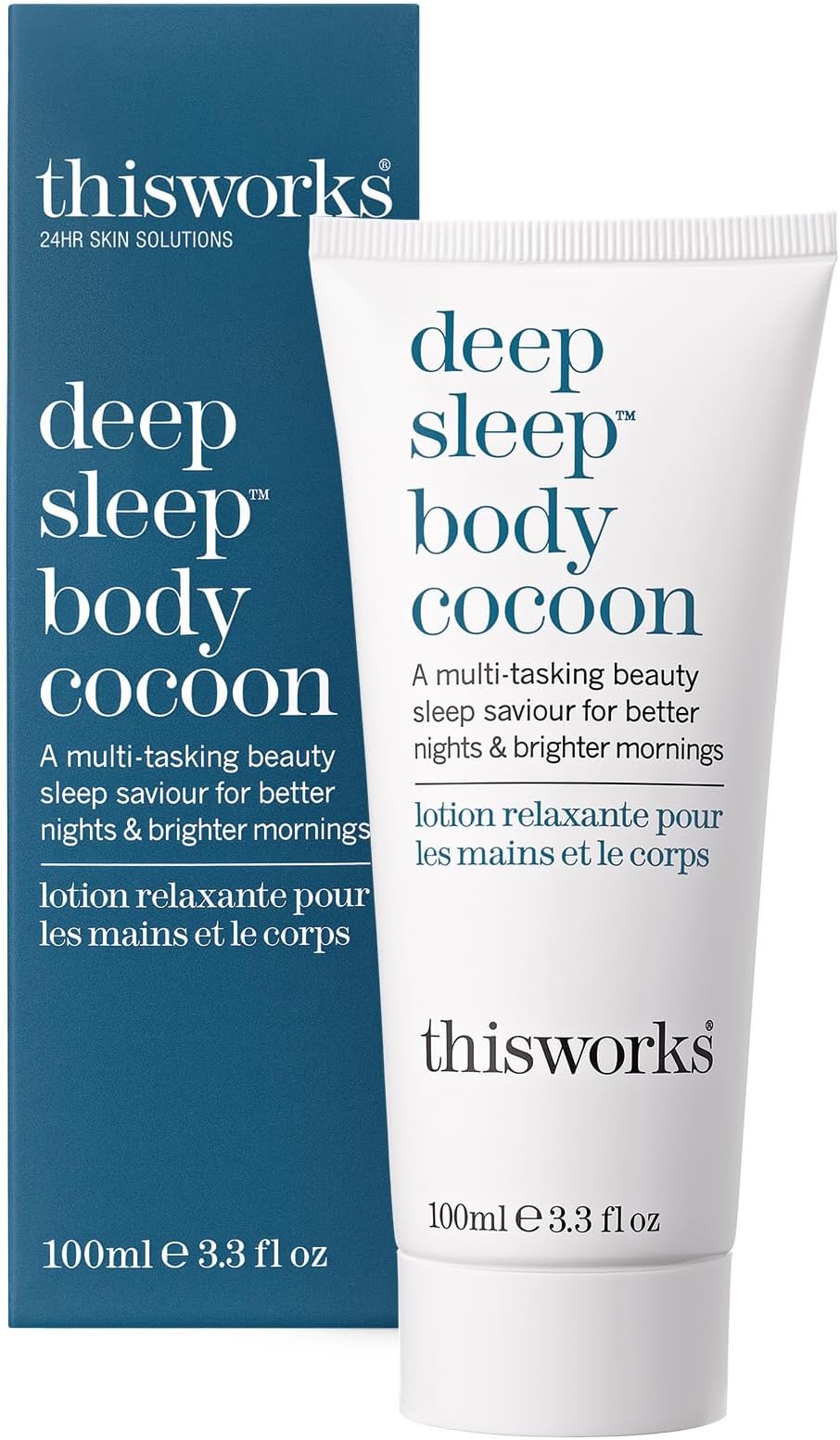Deep Sleep Body Cocoon, 100 ml - Body Lotion with Soothing Shea Butter to Support Dry Skin - Nourishing Body Moisturiser Infused with Lavender and Camomile Essential Oils for Restful Sleep