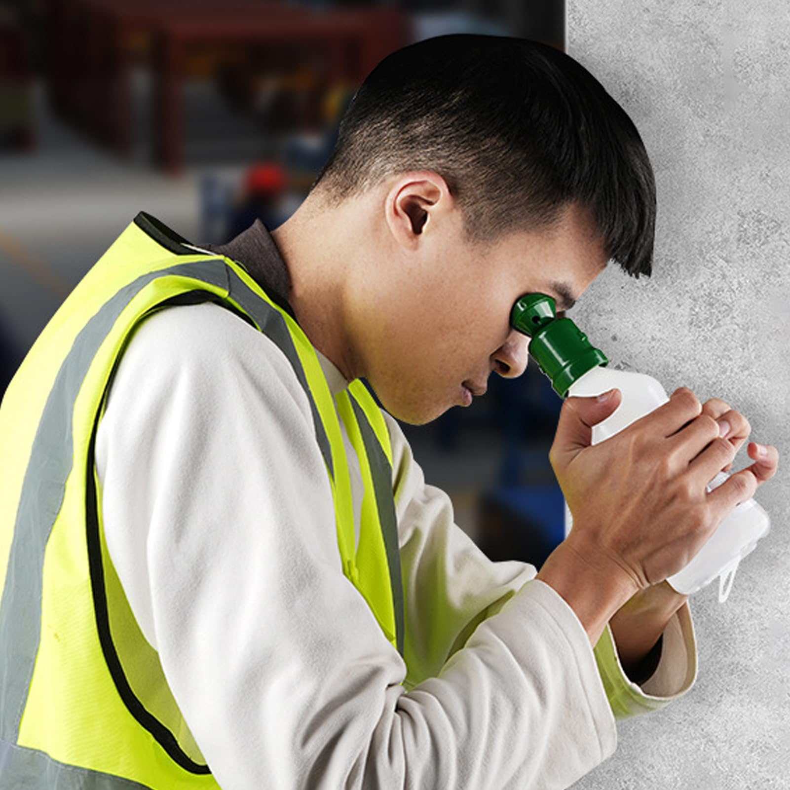 Station de Lavage Oculaire Murale, Solution Stérile de NaCl 32