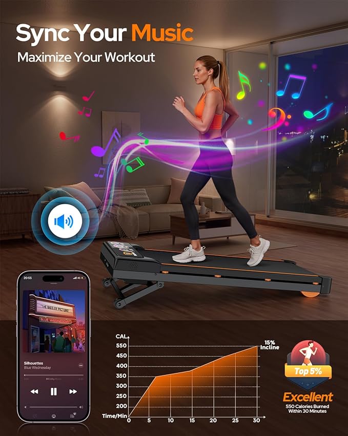 Caminadora Eléctrica con Inclinación Automática 15% 12 Nivel miniatura 2