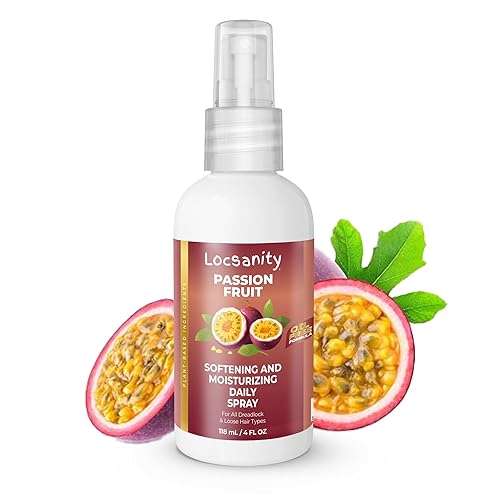 Miniatura 9 de Locsanity Spray diario suavizante e hidratante de fruta de la pasión para Locs Dreadlocks Sisterlock Microlock Locs Hidratante para el cuero