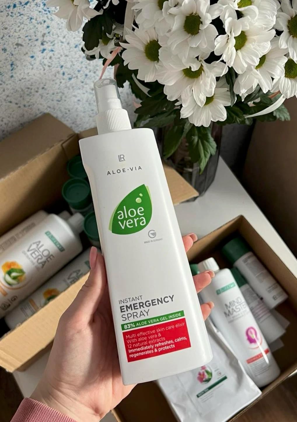 Spray D'urgence Aloe VIA LR 400 Ml - Gel Protecteur à L'aloe Vera, Neuf Sous Emballage