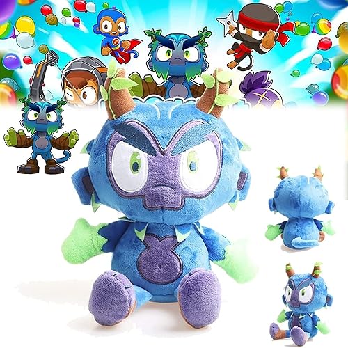 Miniatura 2 de New Bloons TD6 - Juguete de peluche, videojuego de dibujos animados de 8.7 pulgadas, BTD6 Steamboat Boss de peluche, figura de peluche de personaje