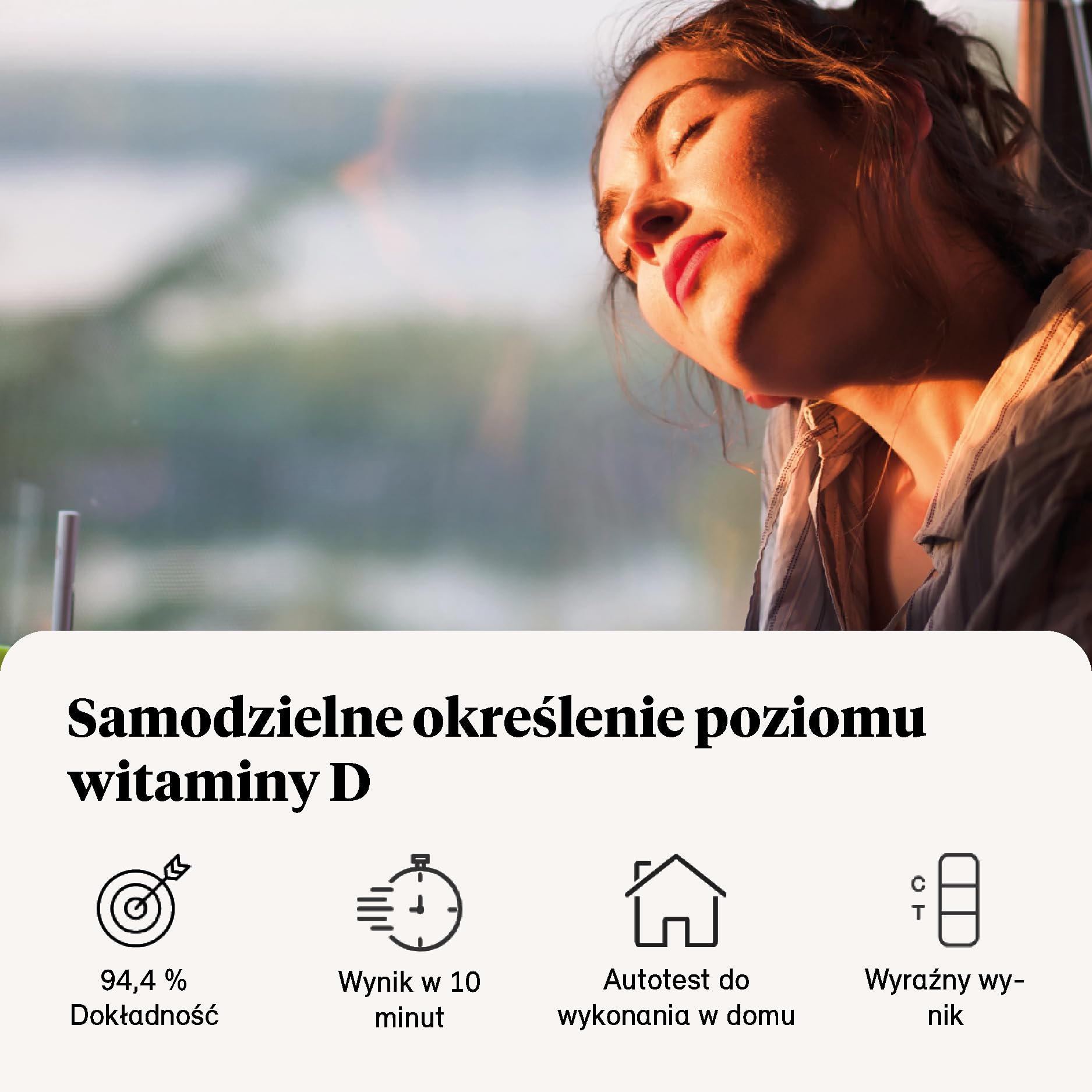 Test witaminy D w domu – szybki samodzielny test niedoboru witaminy D | 2 testy krwi w domu bez laboratorium | pobieranie próbek poprzez test na palcu | łatwy odczyt za pomocą karty