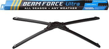 Spearhead Beam Force ULTRA 22"+20" Wiper Blades w/Teflon Rubber for Max Durability Pair
