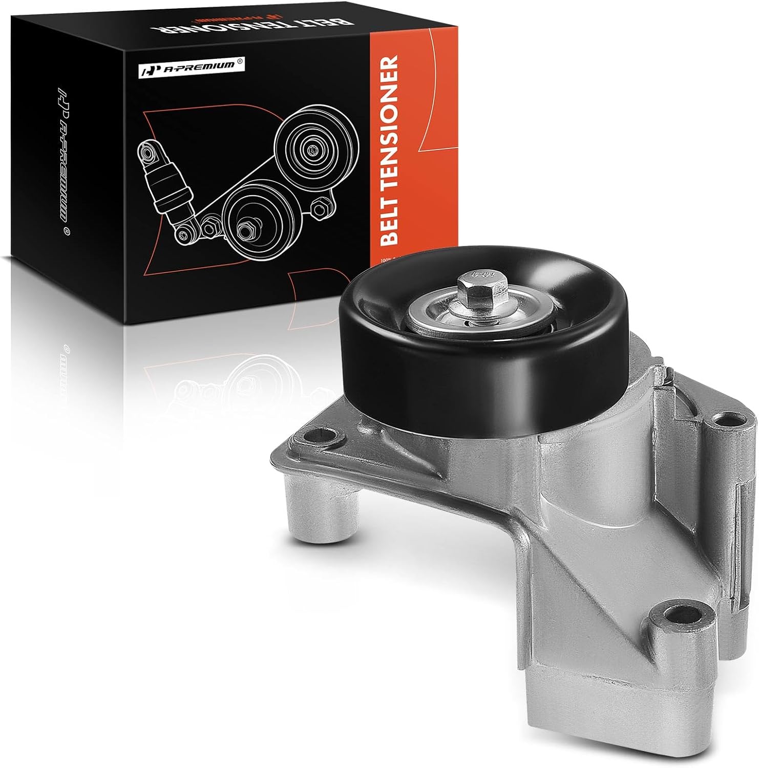 A-Premium Belt Tensioner Assembly Compatible with Lexus GS430 GX470 LS430 LX470 SC430 & Toyota 4Runner Land Cruiser Sequoia Tundra 2003-2009, Replace# 166200W100, 16620-0W101