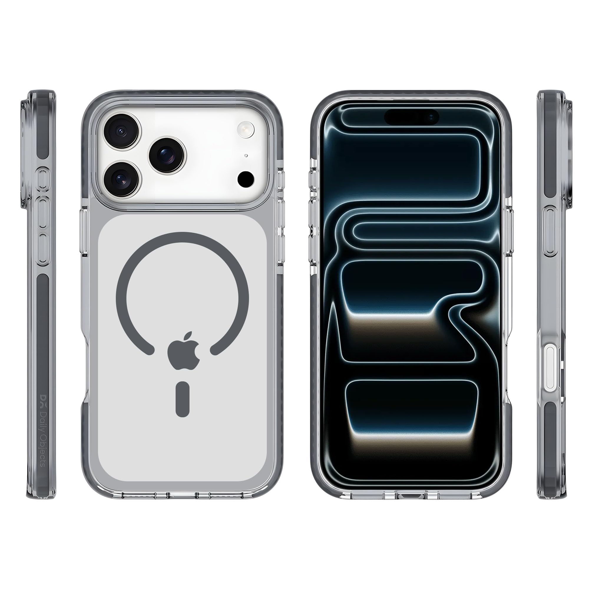 DailyObjects Stride Clear 2.0 Magnetic Case Cover Compatible with iPhone 17 Pro | Wireless Charging Slim Back Cover | 2 Layer Edge Protection & Shockproof — Amazon image 7