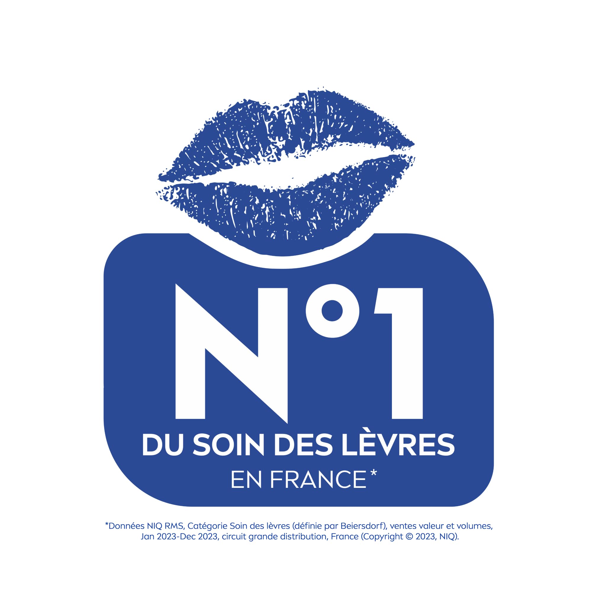 LABELLO Original (1 x 4,8g), Baume à lèvres enrichi en huiles naturelles et à la texture onctueuse, Soin des lèvres Hydratation longue durée pendant 24H