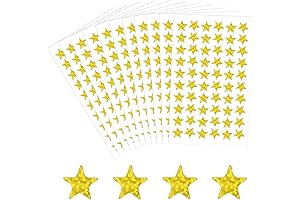 1200PCS Gold Star Stickers for Kids Reward