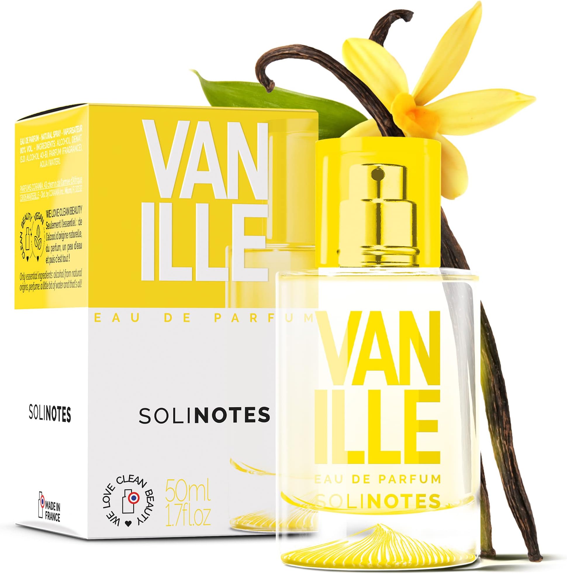 Solinotes Paris Vanille Eau De Parfum, 50 Ml